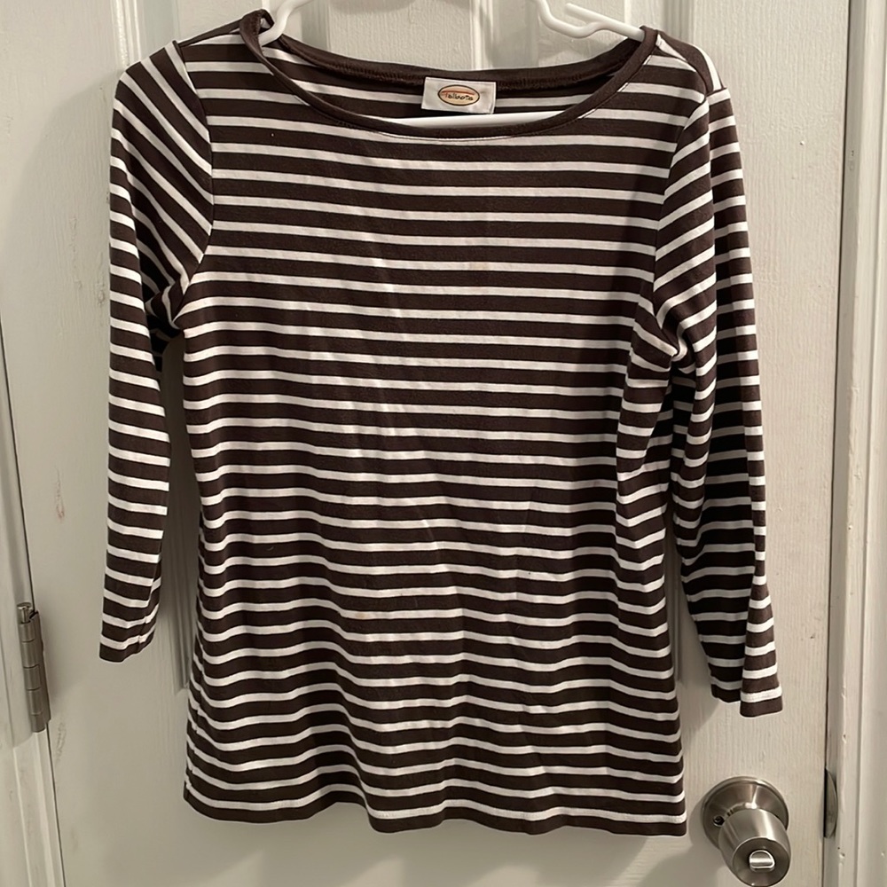 3/4 sleeve striped Talbot’s top
